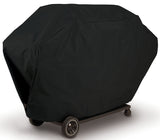 GrillPro 50365 Deluxe BBQ Grill Cover, 65 in W, 24 in D, 40 in H, PEVA/Polyester/PVC, Black