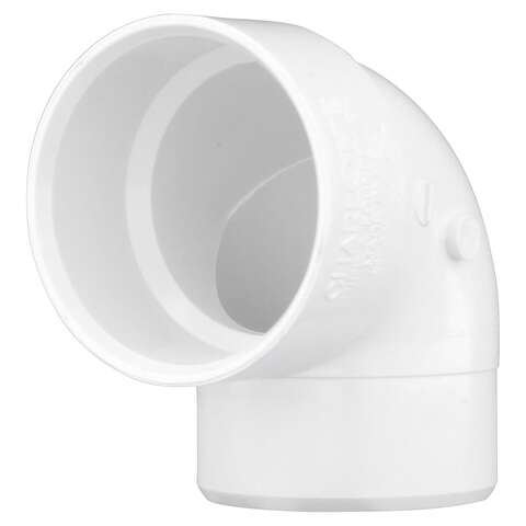 Charlotte Pipe Schedule 40 2 in. Hub X 2 in. D Spigot PVC 90 Degree Elbow 1 pk