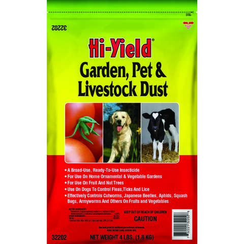 Hi-Yield Garden, Pet and Livestock Dust Insect Killer Dust 4 lb