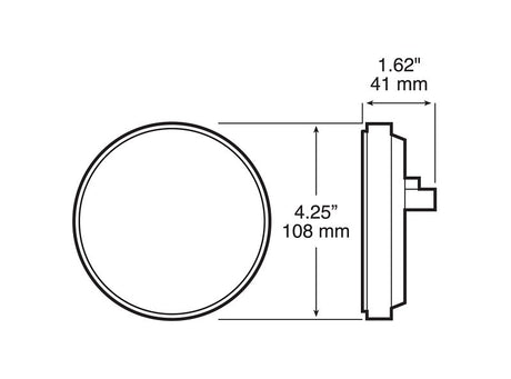 PM LumenX Series V826KC-7 Back-Up Light, 12 V, 7 -Lamp, LED Lamp, Clear Lamp