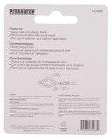 ProSource LR-223-PS Screw Eye, 2 mm Dia Wire, 2.5 mm Thread, 10/32 in L Thread, 15/16 in OAL, 14 lb Working Load, Steel