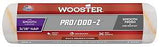 Wooster RR641-9 Roller Cover, White, 3/16 in Thick Nap, 9 in L, Fabric Cover