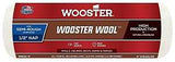 Wooster RR6329 Roller Cover, 1/2 in Thick Nap, 9 in L, Lambskin Cover