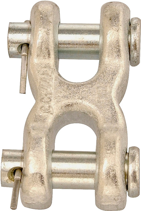 Campbell T5423301 Clevis Link, 3/8 in Trade, 5400 lb Working Load, Steel, Zinc