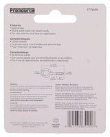 ProSource LR-240-PS Screw Eye, 4.8 mm Dia Wire, 6 mm Thread, 3/4 in L Thread, 1-15/16 in OAL, Brass, Brass Plated