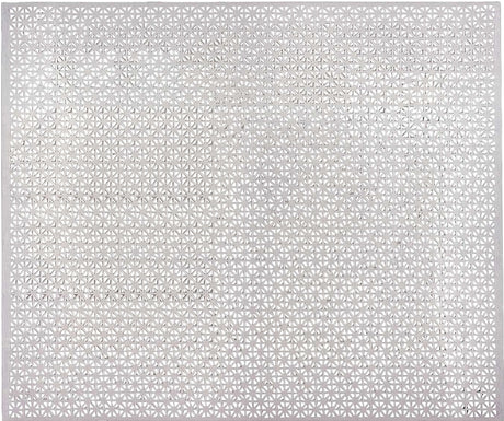 M-D 57208 Decorative Metal Sheet, 36 in W, 36 in L, Union Jack Tread, Aluminum, Mill, Pack of 3