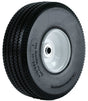MARTIN Wheel 354DCSWPU242 Flat-Free Hand Truck Wheel, 410/350-4 Tire, Polyurethane/Steel, White