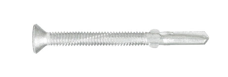 HILLMAN No. 12-24 X 2-1/2 in. L Phillips Flat Head Self-Drilling Screws 100 pk