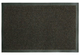 Fanmats 27392 Ribbed Utility Mat, 28 in L, 18 in W, Polypropylene Rug, Brown