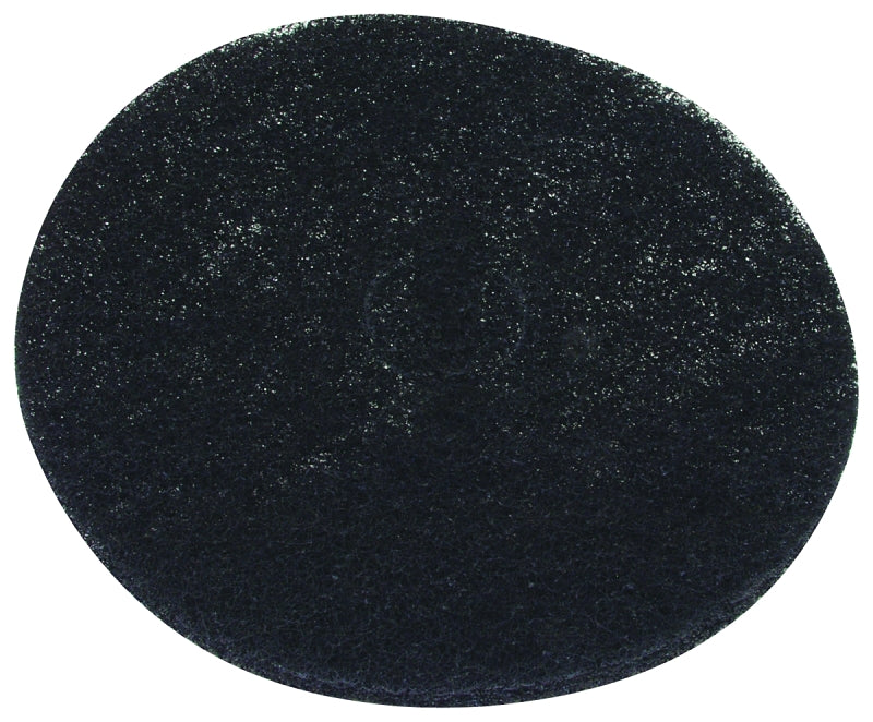 North American Paper 420114 Stripping Pad, Black, For: 350 rpm Floor Machines, Pack of 5