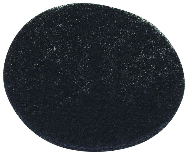 North American Paper 420114 Stripping Pad, Black, For: 350 rpm Floor Machines, Pack of 5