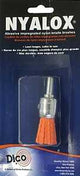 Dico 541-781-3/4 End Brush, 1/4 in Arbor/Shank, Nylon Bristle, 3/4 in Dia