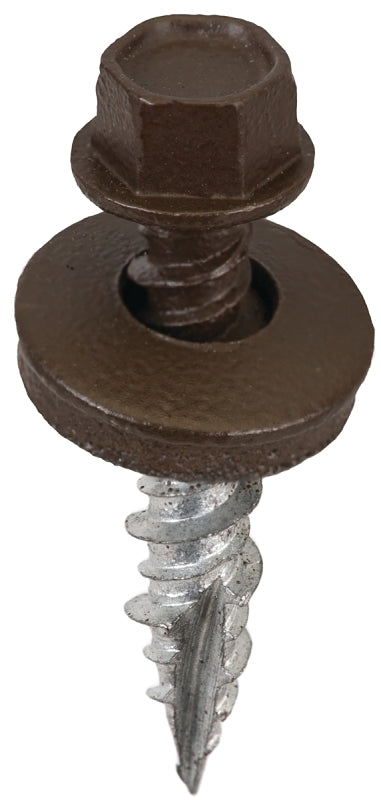 Acorn International SW-MW1BS250 Screw, High-Low, Twin Lead Thread, Burnished Slate, Self-Tapping, Type 17 Point, 250/BAG