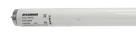 Sylvania 22015 Fluorescent Bulb, 20 W, T12 Lamp, Medium Lamp Base, 1044 Lumens, 4200 K Color Temp, Cool White, Pack of 6