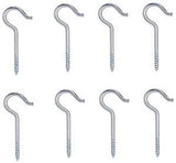 ProSource LR-308-PS Ceiling Hook, 5 lb Working Load, Steel, Silver, Zinc