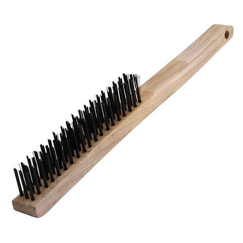 Warner 3 in. W X 14 in. L Carbon Steel Wire Brush, Pack of 12