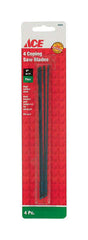 Ace 6 in. Carbon Steel Coping Saw Blade 28 TPI 4 pk