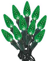 Hometown Holidays U10E405E Light Set, Christmas, 120 V, 4.8 W, 60-Lamp, LED, Green, 25000 hr Average Life, 14.96 ft L
