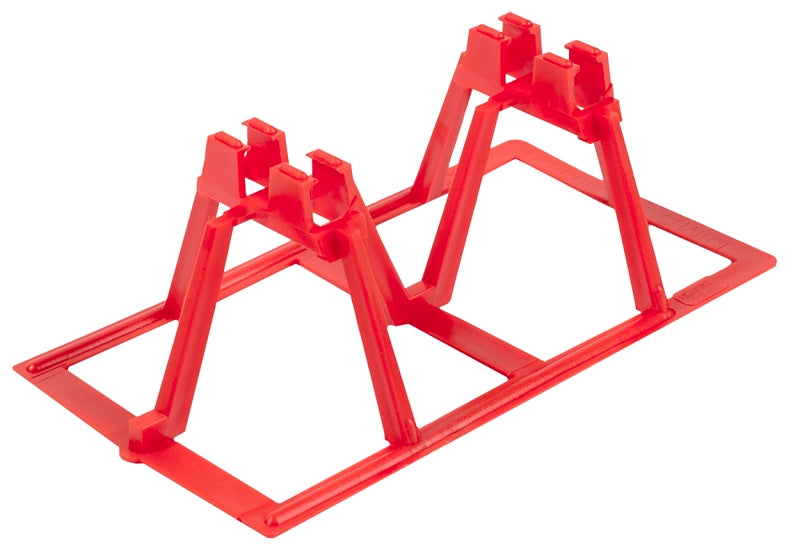 HERCULES Rebar Chair 928 Series Footer Stand, 3-3/4 in H, #4, #5 Rebar, Polypropylene