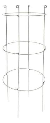 Glamos Wire 714009 Heavy-Duty Collapsible Tomato Cage, 42 in L, Galvanized Steel, Pack of 25