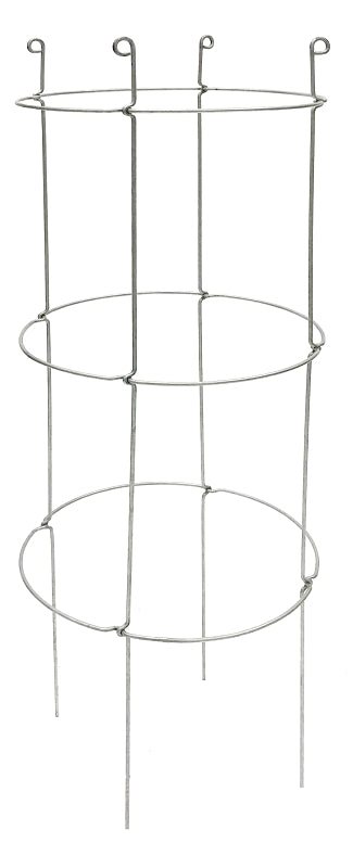 Glamos Wire 714009 Heavy-Duty Collapsible Tomato Cage, 42 in L, Galvanized Steel, Pack of 25