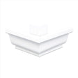 Amerimax 5 in. W X 7.25 in. L White Aluminum K Outside Miter
