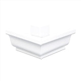 Amerimax 5 in. W X 7.25 in. L White Aluminum K Outside Miter