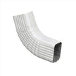 Amerimax 2 in. H X 3 in. W X 17 in. L White Aluminum B Gutter Elbow