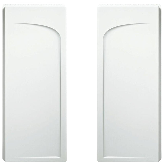 Sterling Ensemble 72205100-0 Shower End Wall Set, 72-1/2 in L, 34 in W, Vikrell, High-Gloss, Alcove Installation