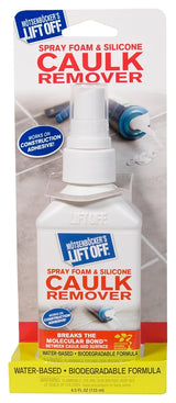 Motsenbocker's Lift Off 411-45 Foam and Caulk Remover, Liquid, Mild, Clear, 4.5 oz, Bottle