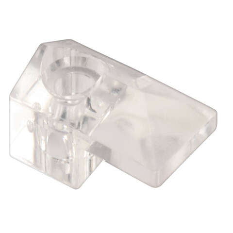 Prime-Line Clear Small Mirror Holder Clip 20 lb 6 pk