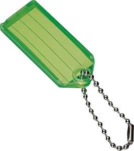 Hy-Ko KC140 Key Identification Tag, Plastic, 2/PK, Pack of 5