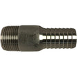 Midland Industries 973928LFBAG Adapter, 1-1/4 in, Hose Barbed, 1-1/4 in, MIP, 150 psi Pressure, Stainless Steel