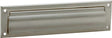Schlage SC620B-619 Mail Slot, 3-1/2 in L, 13 in W, Brass, Satin Nickel