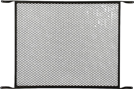 M-D 33324 Door Grill, 20.38 in W, 30-1/4 in H, Aluminum, Bronze