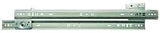 Knape & Vogt 1300P ZC 22 Drawer Slide, 75 lb, 22 in L Rail, 1/2 in W Rail, Steel, Zinc