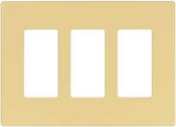 Arrow Hart PJS PJS263V Wallplate, 4.87 in L, 6-3/4 in W, 3 -Gang, Polycarbonate, Ivory, High-Gloss