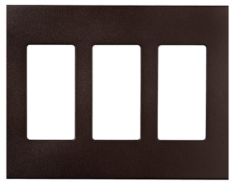 Eaton Cooper Wiring PJS PJS263RB-SP-L Wallplate, 4.87 in L, 6-3/4 in W, 3 -Gang, Polycarbonate, Oil-Rubbed Bronze, Pack of 6