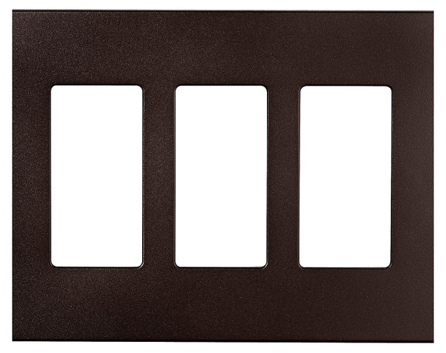 Eaton Cooper Wiring PJS PJS263RB-SP-L Wallplate, 4.87 in L, 6-3/4 in W, 3 -Gang, Polycarbonate, Oil-Rubbed Bronze, Pack of 6