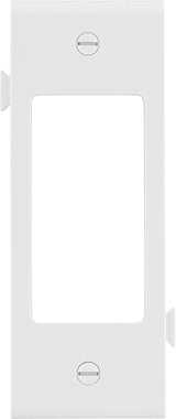 Eaton Cooper Wiring STC26 STC26W Wallplate, 4-1/2 in L, 2-3/4 in W, 1 -Gang, Polycarbonate, White, High-Gloss