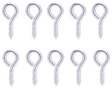 ProSource LR-226-PS Screw Eye, 2.4 mm Dia Wire, 3.1 mm Thread, 5/16 in L Thread, 13/16 in OAL, 36 lb Working Load, Steel