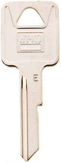 Hy-Ko 11010B44 Key Blank, Brass, B44 Key Number, Nickel, Pack of 10