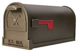 Gibraltar Mailboxes Arlington Series AR15T000 Mailbox, 1475 cu-in Capacity, Galvanized Steel, Bronze, 9-1/2 in W