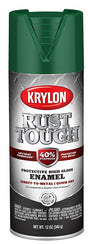 Krylon RTA9215 Rust Preventative Spray Paint, Gloss, Forest Green, 12 oz, Can, Pack of 6