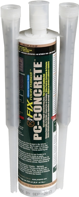 Protective Coating PC-Concrete 72561 2-Part Epoxy Adhesive, White, Paste, 250 mL Cartridge