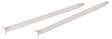 Hillman 532661 Panel Nail, 1 in L, Steel, Tempered, Flat Head, Ring Shank, White, 1.5 oz, Pack of 6