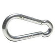 Koch 245211 Rigid Eye Spring Snap, 80 lb Working Load, Steel, Zinc-Plated