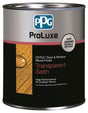 PPG SIK48045/04 Transparent Stain, Satin, Mahogany, Liquid, 1 qt, Can