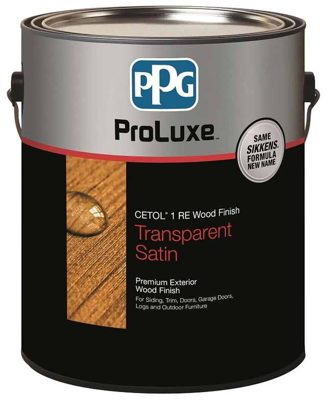 PPG Proluxe Cetol RE SIK41072/01 Wood Finish, Transparent, Butternut, Liquid, 1 gal, Can