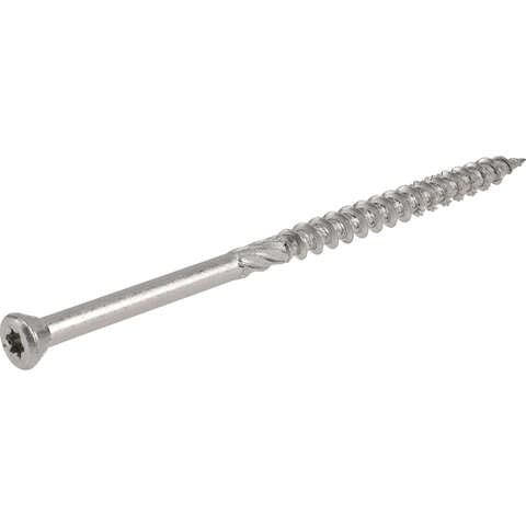 HILLMAN Power Pro No. 8 X 3 in. L Star Coarse Trim Screws